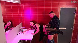 uhh, caught fuckin strangers in a public toilet at the club... oops!