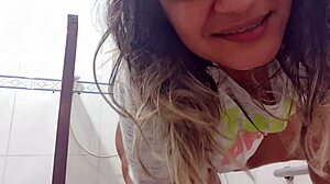 Latina Squirting Hard During Tinder Date Photoshoot with Big Ass!