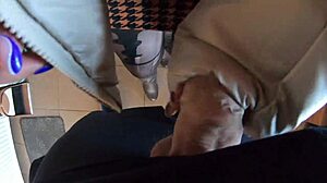 Interview turns steamy as I aim for promotion with my boss in tight boots.