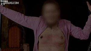 Cute Submissive Girl's Small Tits Tormented