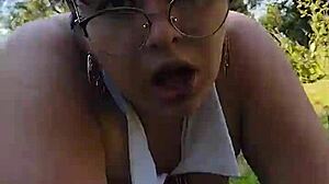 Wherever i want, i like to please myself outdoors 😏