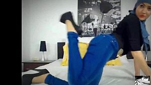 Muslim Cam Girl Teases with Exotic Charm on Live Stream 😍