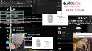 Chilling while playing pc games with friends