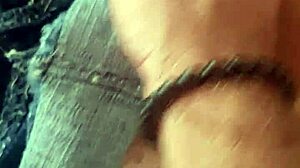 Feeling passion with hairy pussy and cum