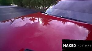 Latina Slut Sucks Cock and Gets Fucked in Public Parking Lot