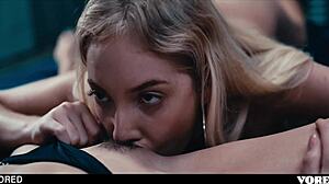 Bella Spark Seduces Kelly Collins for Steamy Lesbian Sex in Hot Trailer