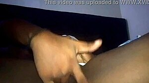 african girl reaches orgasm with vibrator and caresses