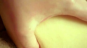 I Slipped Her Wet Panties Aside and Drilled Her Tight Pussy Up Close