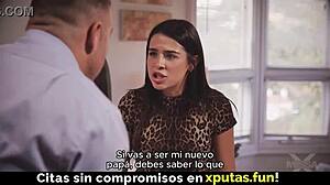 Brunette Stepdaughter Craves Intense Fucking