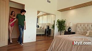 Mature desiree dulce fucks young buck in intense milf pussy pounding