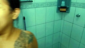 It Was Meant To Be A Blowjob, But I Ended Up Fucking Her Big Ass In The Shower.