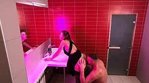 uhh, caught fuckin strangers in a public toilet at the club... oops!