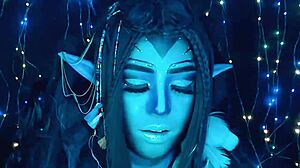 She lives for avatar dancing on webcam