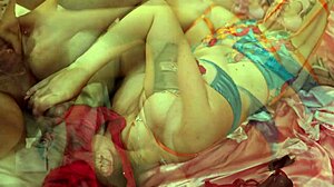 french amateur in satin lingerie does deepthroat and doggystyle close-up