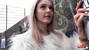 german scout - skinny becky california's first berlin casting.