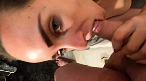 Sucking and getting mouthful