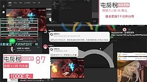 Chilling while playing pc games with friends