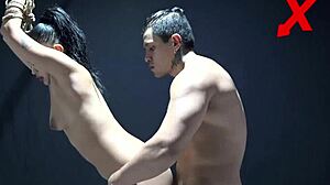 He indulges BDSM fetish with hardcore girlfriend action