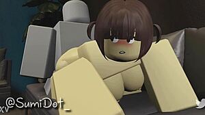 Roblox features doggystyle and missionary sex with tits and ass on display