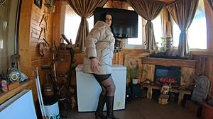 Interview turns steamy as I aim for promotion with my boss in tight boots.