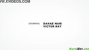 victor ray danae mari busty brunette delivers wet handjob in nuru session