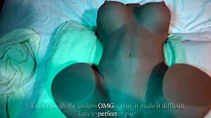 Amateur Fucks Realistic Sex Doll Through Underwear