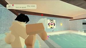 Subscriber fucks milf whore by the pool! Big tits bouncing!