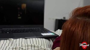 meia-irmã sucking my cock? will she let me fuck her tits