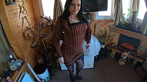 Interview turns steamy as I aim for promotion with my boss in tight boots.