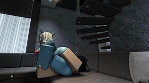 Having Rough Sex With Hot Demon In Cowgirl Position!