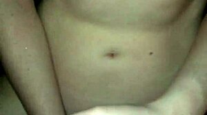 Experiment turns into cum shower in bath