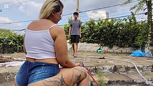 Innocent virgin boy, I let him fist me for his slingshot, check it on private or rd! 😜