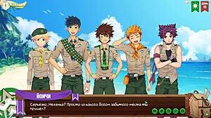 Hentai Game Episode 10: Gay Twinks Head To Beach