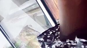 I spied on her upskirt in the store