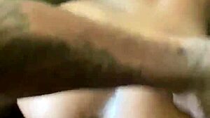 Petite Teen Slut Rides Big Black Cock POV