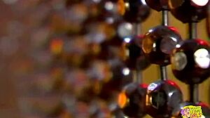 vintage striptease with hot blonde and kinky brunette leading to lesbian fun 😏