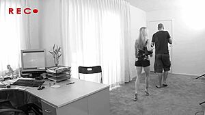 Tiny blonde Kendi battles a huge dick with intense action.