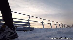 After that table pussy lick, Emily C got creamed.