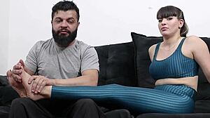 personal trainer promises weight loss but drills wife's ass instead