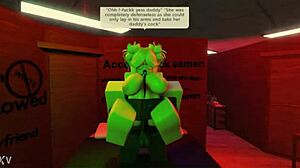 Blonde Snowbunny Gets Railed by Big Black Cock in Roblox