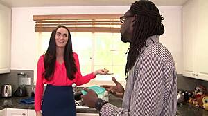 check out this amateur getting passionate with a huge black cock.