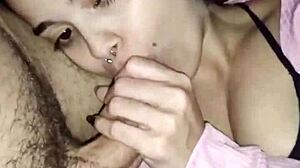 Married Brunette Swallows Deepthroat Blowjob And Wants To Fuck Every Night With Monster Cock