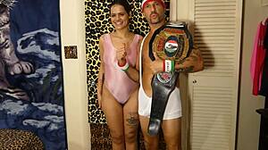 Pornstar Champion Vs Women In Wrestling Challenge Match