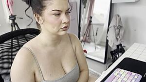 Step bro can’t stop gooning over dirty roleplay! 😏