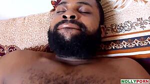 Naija Couple in Homemade Scene with Handjob and Big Cock 😘