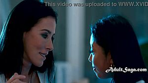 Reagan Foxx And Gia Dibella Engage In Intense Muff Diving And Scissoring Session