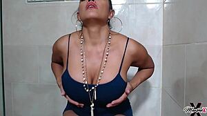 Milf Maxine X teases solo with her taboo vibe. What’s she hiding in that naughty cunt?