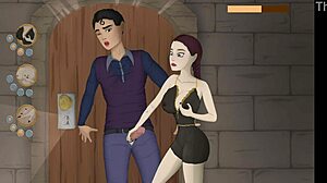 feeling slutty jerking off huge dick in school bathroom while girlfriend waits