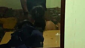 Chubby Polish BBW Sucks Black Cock