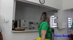 Emotional Victory Celebration with Neighbor's Big Ass Riding